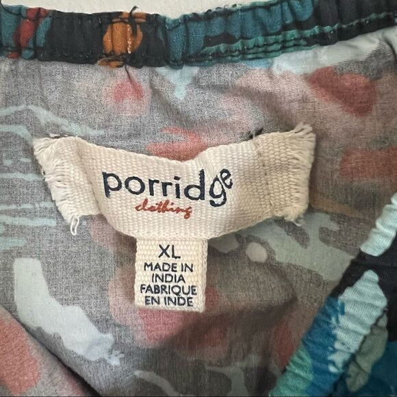 Anthropologie Porridge Red Motif Multi Tiered Boho Poplin Blouse - Picture 8 of 10